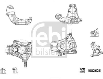 Achsschenkel, Radaufhängung