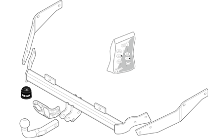 Anhängerkupplung starr