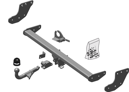 Anhängerkupplung abnehmbar
