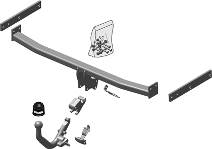 Anhängerkupplung abnehmbar