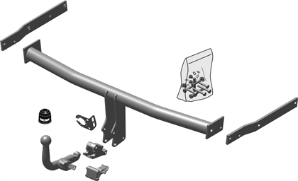 Anhängerkupplung abnehmbar