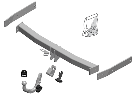 Anhängerkupplung abnehmbar
