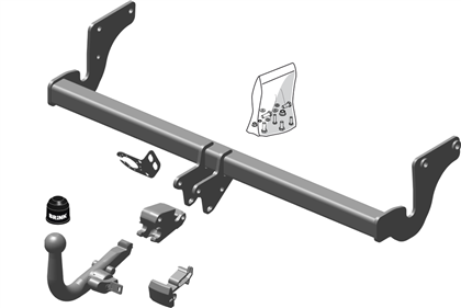 Anhängerkupplung abnehmbar