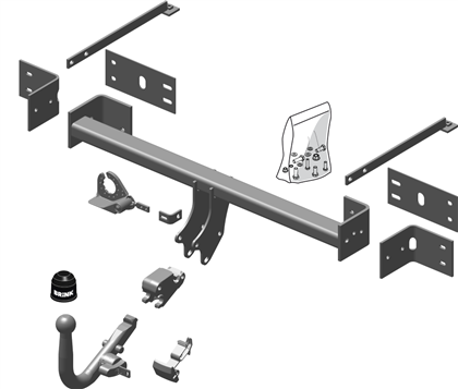 Anhängerkupplung abnehmbar