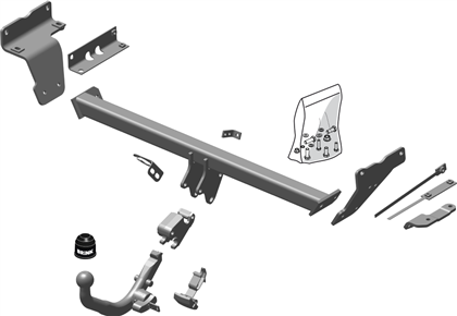 Anhängerkupplung abnehmbar