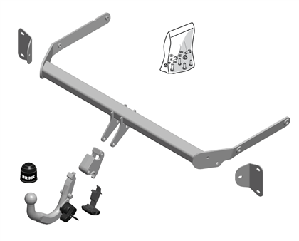 Anhängerkupplung abnehmbar
