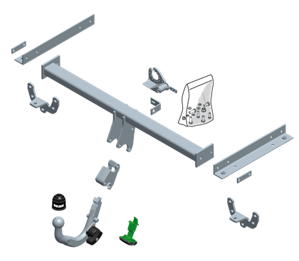 Anhängerkupplung abnehmbar