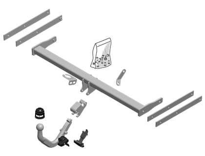 Anhängerkupplung abnehmbar