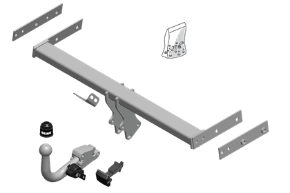 Anhängerkupplung abnehmbar