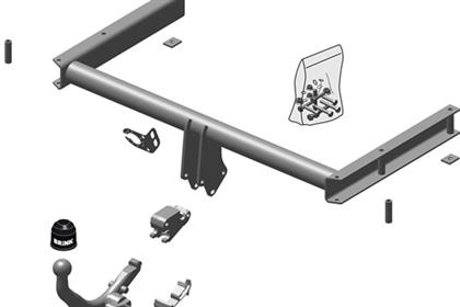 Anhängevorrichtung, abnehmbarem Kugelkopf