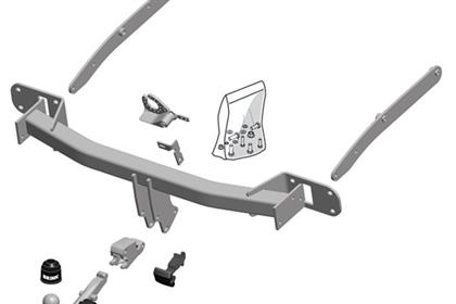 Anhängevorrichtung, abnehmbarem Kugelkopf