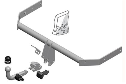 Anhängerkupplung abnehmbar