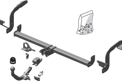 Anhängerkupplung abnehmbar