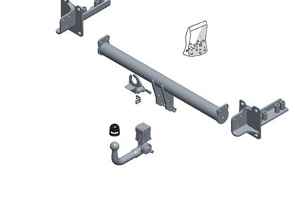 Anhängerkupplung abnehmbar