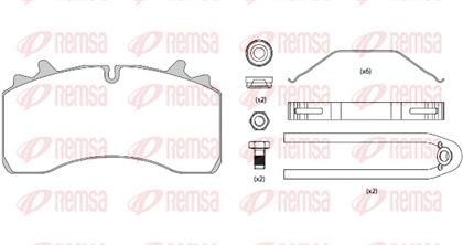 Bremsbelagsatz vorne