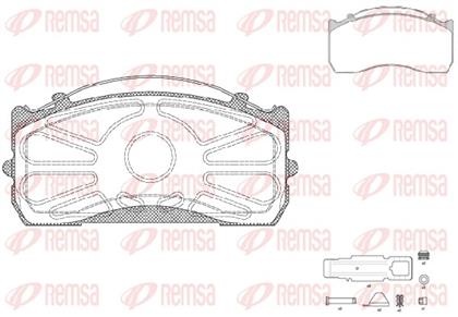 Bremsbelagsatz vorne