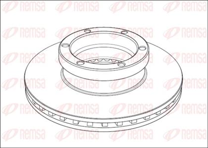 Bremsscheibe belüftet vorne