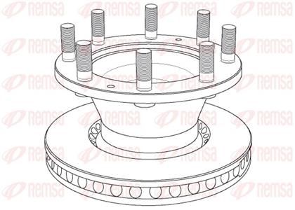 Bremsscheibe belüftet vorne
