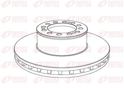 Bremsscheibe belüftet