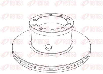 Bremsscheibe belüftet vorne