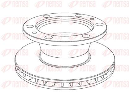 Bremsscheibe belüftet