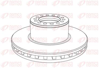 Bremsscheibe belüftet vorne