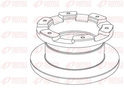 Bremsscheibe hinten Iveco