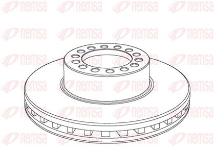 Bremsscheibe belüftet