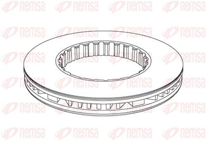 Bremsscheibe belüftet