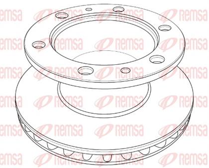 Bremsscheibe belüftet