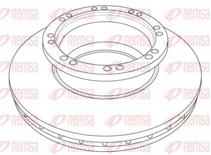 Bremsscheibe belüftet