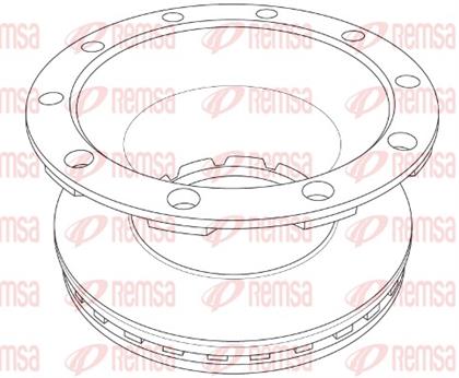 Bremsscheibe belüftet