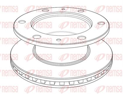 Bremsscheibe belüftet