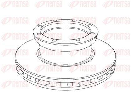 Bremsscheibe belüftet vorne