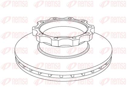 Bremsscheibe belüftet vorne