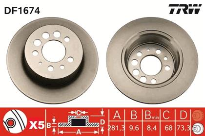 Bremsscheibe hinten Volvo