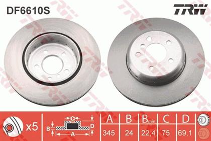 Bremsscheibe belüftet hinten BMW