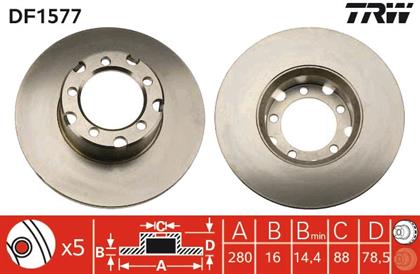 Bremsscheibe vorne Mercedes