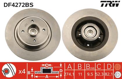 Bremsscheibe hinten Renault