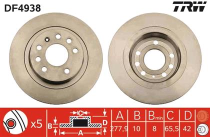 Bremsscheibe hinten Opel