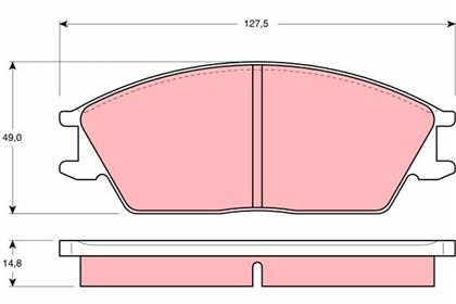 Bremsbelagsatz vorne Hyundai
