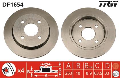 Bremsscheibe hinten