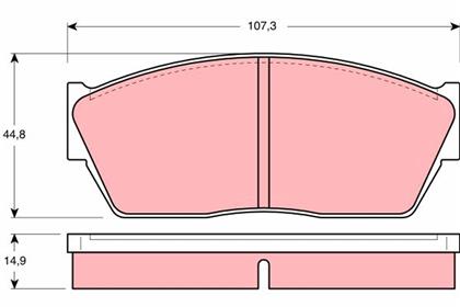 Bremsbelagsatz vorne Honda