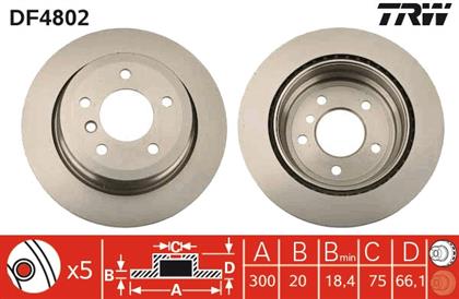 Bremsscheibe belüftet hinten BMW