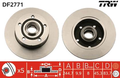 Bremsscheibe hinten Audi