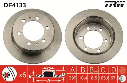 Bremsscheibe hinten