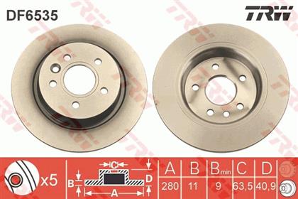 Bremsscheibe hinten Volvo
