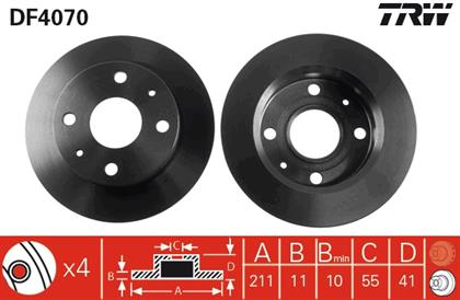 Bremsscheibe vorne Daihatsu