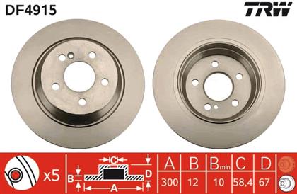 Bremsscheibe hinten Mercedes