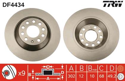 Bremsscheibe hinten Audi